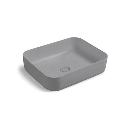 Раковина керамическая Vincea VBS-105MG, 500*410*130, накладная, цвет матовый серый, артикул VBS-105MG