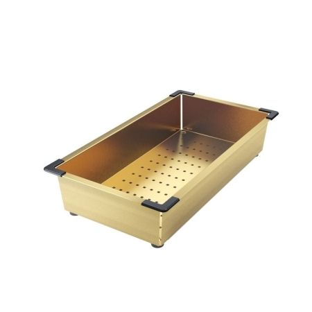Коландер IDDIS Kitchen Line нержавеющая сталь, матовое золото 426*231 (KOL23MGi59), артикул KOL23MGi59