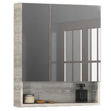 Зеркальный шкаф Comforty Никосия 60 4138878 Дуб белый, артикул 4138878