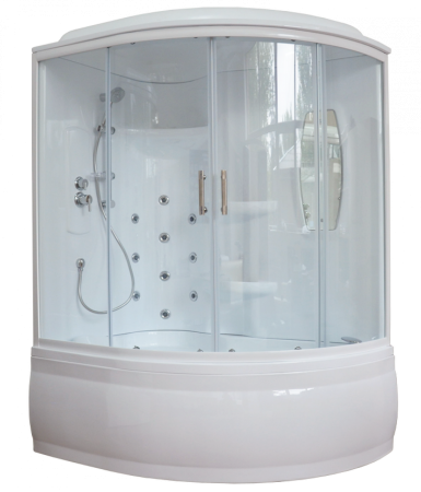 Душевая кабина Royal Bath RB 150ALP-T (прозрачное) левая