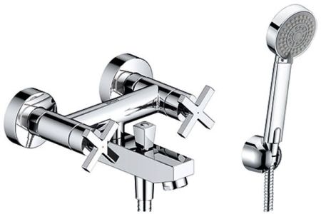 Смеситель для ванны WasserKRAFT Weser 7801 Хром