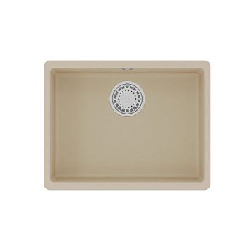 Кухонная мойка Lemark SINARA 540-U подстольного монтажа из кварцгранита цвет: Бежевый (9910074)