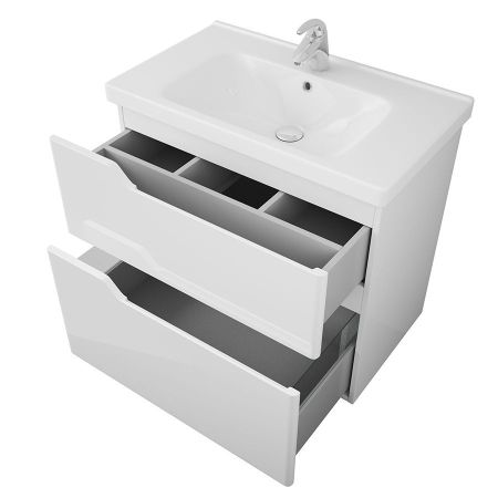 Тумба Hella stor 80, белый лак