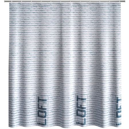 Шторка для ванной комнаты, кирпич, LOFT