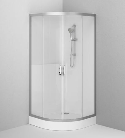 Душевая кабина AM.PM Gem 92х92 W90C-333-090WTA профиль Хром стекло прозрачное, артикул W90C-333-090WTA