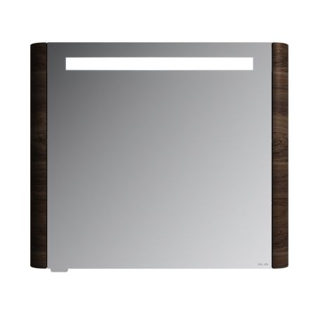 M30MCL0801NF Sensation, зеркало, зеркальный шкаф, левый, 80 см, с подсветкой, орех, текстурированная, артикул M30MCL0801NF