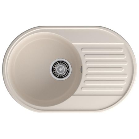 Кухонная мойка GranFest QUARZ 18, белый, артикул 18 белый