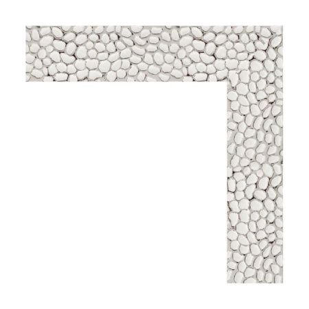 Зеркало Evoform Definite 71х51 Чеканка белая