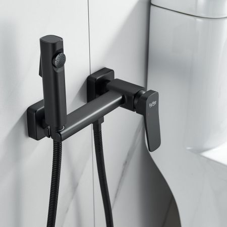 Гигиенический душ со смесителем Raffine F0599H-1, черный