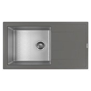 Кухонная мойка Florentina КОМБИ 21.400.D0860.307, серый шёлк