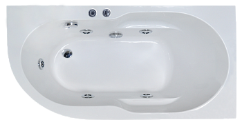 Гидромассажная ванна Royal Bath  AZUR STANDART 170x80x60R