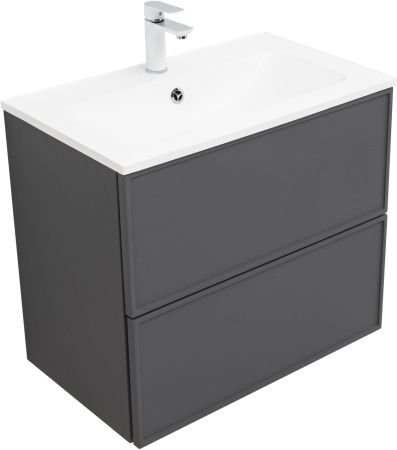 Тумба под раковину Aquanet Арт 75 ясень графит, артикул 00329064