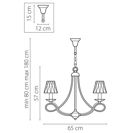 Люстра подвесная Riccio Lightstar Premium 705064, артикул 705064