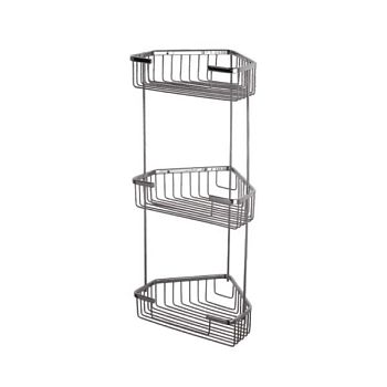 Полка металлическая угловая Haiba HB335-2, хром