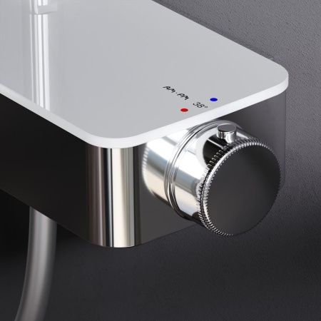 F0750A400 Inspire V2.0, душевая система, набор: см-ль д/душа с термостатом, верхний душ d 250 мм, ру F0750A400 Inspire V2.0, душевая система, набор: см-ль д/душа с термостатом, верхний душ d 250 мм, ру