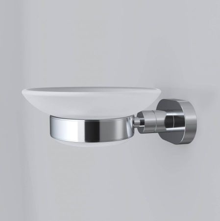 A7434200 Sense L, Стеклянная мыльница с настенным держателем, хром, артикул A7434200