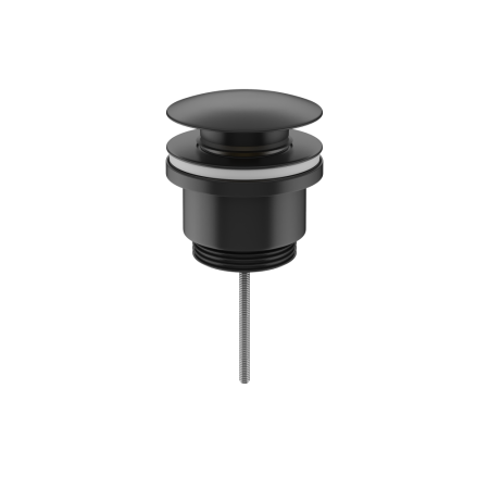 Донный клапан универсальный Ceramicanova 70003MBb с системой "Клик - Клак" латунь черный матовый, артикул 70003MBb