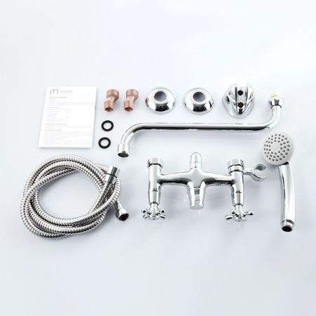 Смеситель для ванны Milardo Victoria VICSBLCM10 универсальный хром