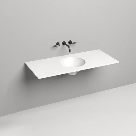 SALINI Столешница 1200х500х15 мм, из материалв S-Stone, цвет белый матовый, артикул 200123M