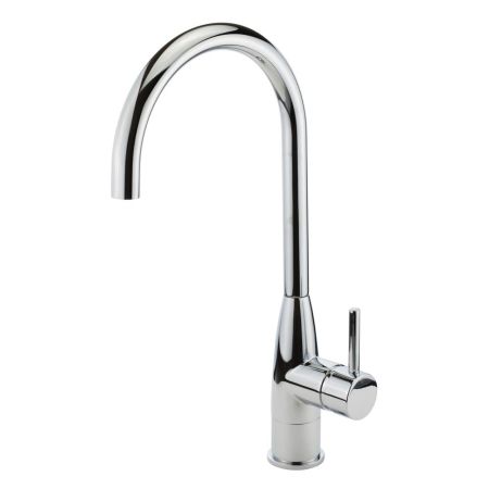 CUCINA FORTIS Смеситель для кухни моноком., высокий излив, ручка сбоку, хром, артикул 26089