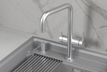 Смеситель для кухни GRANULA (8275, НЕРЖ), артикул 8275, НЕРЖ