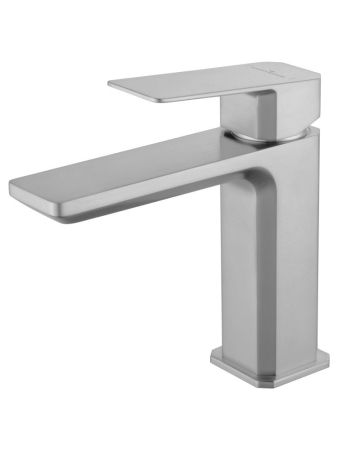 Смеситель для раковины WONZON & WOGHAND DIAMOND, Брашированный никель (WW-88139011-BN), артикул WW-88139011-BN