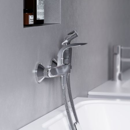 318000000 Eclipce смеситель с гигиеническим душем, хром