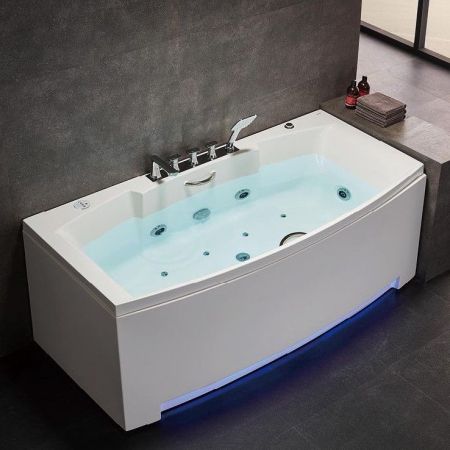 Акриловая ванна SSWW AU858 180х90 R с гидромассажем