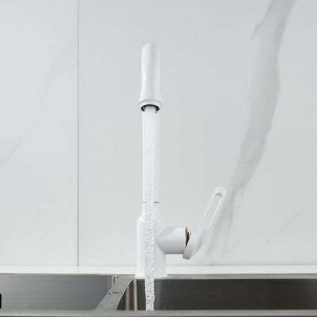 Смеситель для кухни Raffine F103C, белый, артикул F103C