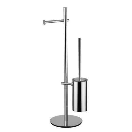 Stella Lucilla Напольная стойка с ершиком и держателем т/б 1042 цвет: хром, артикул LL 10028 CR00