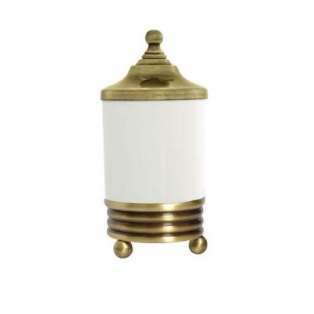 Стакан для ватных дисков HERMITAGE BRONZE, артикул 10334