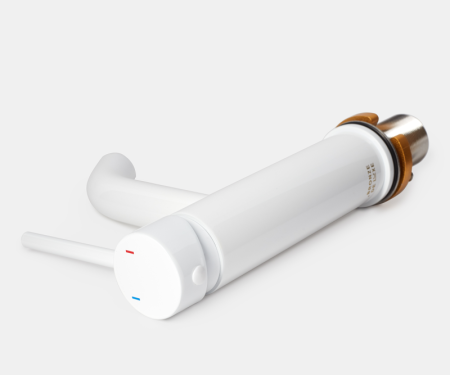 Смеситель для раковины Bronze de Luxe SCANDI 1451W, белый, артикул 1451W