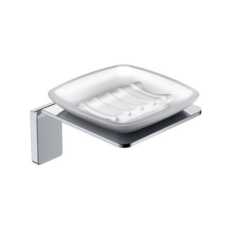 Мыльница матовое стекло сплав металлов хром IDDIS Slide (SLISCG0i42), артикул SLISCG0i42