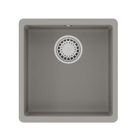 Кухонная мойка Lemark SINARA 400-U подстольного монтажаиз кварцгранита цвет: Грей (9910063), артикул 9910063