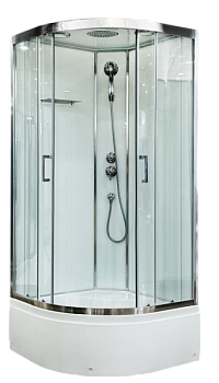 Душевая кабина Royal Bath FATO RB 90CK-T-CH (прозрачное)