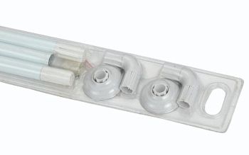 Карниз угловой для ванной  Savol S-09090W, белый