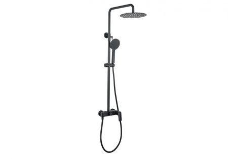 Душевая система 3jet 250мм AQUATEK, матовый черный AQ2060MB, артикул AQ2060MB