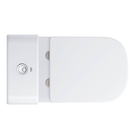 Унитаз напольный безободковый GROHE Euro Ceramic с бачком и сиденьем с микролифтом (NW0014-1)