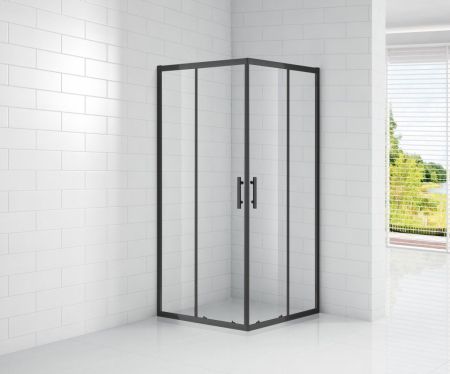 Душевой уголок CEZARES ECO-O-A-2-NERO ECO-O-A-2-100-C-NERO Cezares, артикул ECO-O-A-2-100-C-NERO