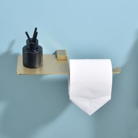 Держатель для туалетной бумаги Raglo R301.03.03, золотой сатин