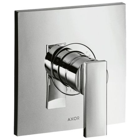 AXOR CITTERIO Смеситель для душа встраиваемый, однорычажный, внешняя часть, цвет хром, артикул 39655000