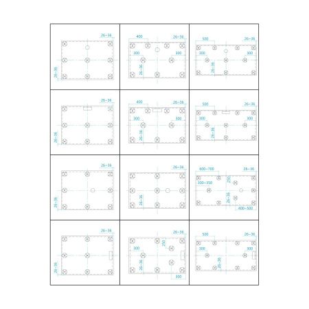 Ножки для поддона RGW N-01 (08) Ножки для поддона RGW N-01 (08)