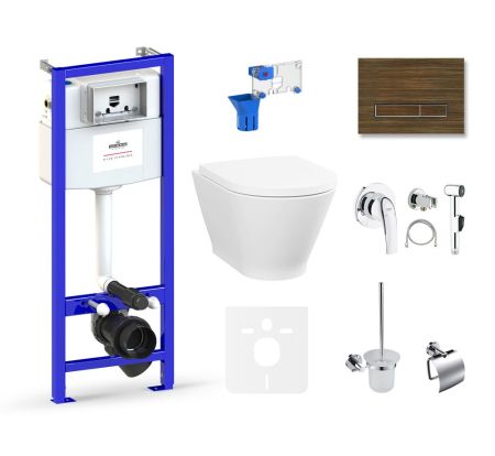 Комплект 10 в 1 Lavinia Boho Elegant Rimless 75110838, премиум с пластиковой клавишей, артикул 75110838