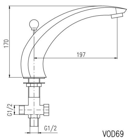 Излив Rav Slezak VOD6900