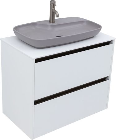 Тумба под раковину Allen Brau Activity 80 1.34012.WM белый матовый/олива браш, артикул 1.34012.WM