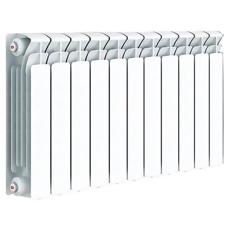 Биметаллический радиатор Rifar Base 500 11 секций с боковым подключением, артикул 