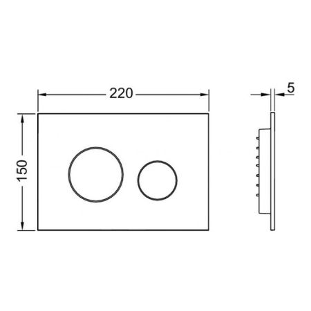 TECEloop пластик,  белый матовый, артикул 9240926