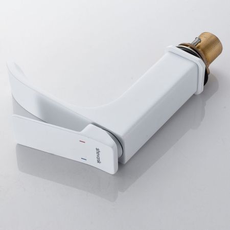 Смеситель для раковины Shevanik S4001C, белый, артикул S4001C