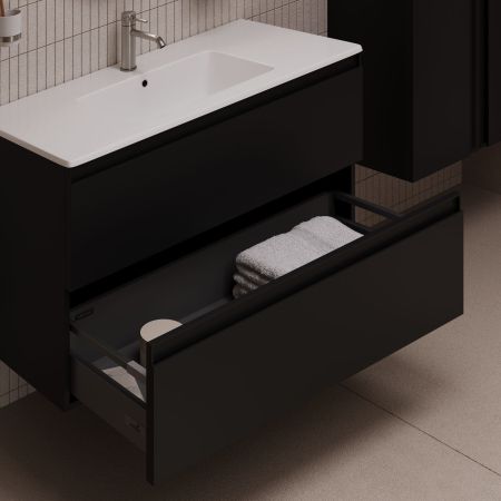 Тумба под раковину Allen Brau Fantasy 80 1.11001.AM антрацит матовый, артикул 1.11001.AM