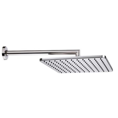 Bossini Cosmo  Лейка верхнего душа 280*280 мм с настенным кронштейном 350 мм, хром, артикул H70598I.030